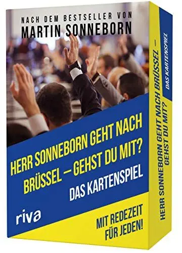 Produktbild: riva Verlag Herr Sonneborn geht nach Brüssel - gehst du mit?: Das Kartenspiel
