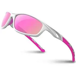 Produktbild: RIVBOS Sonnenbrillen Fahrradbrille Radsportbrillen Sportbrille für damen herren Polarisierte TR90 Superleichtes Unzerbrechlicher Rahmen UV400 Wandern Laufen Golfen und Fischen RB833
