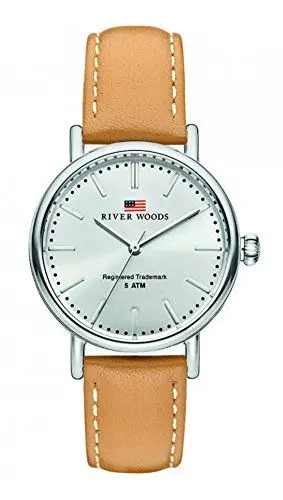 Produktbild: River Woods Damen-Armbanduhr Leder Oswego