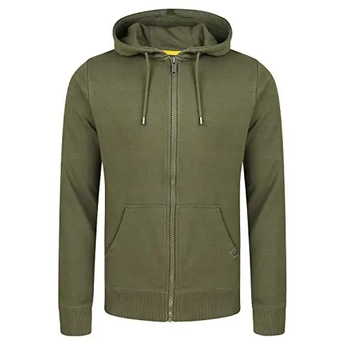 Produktbild: riverso Herren Kapuzenjacke RIVNils Sweatjacke Sweatshirt Kapuzenpullover Hoodie Kapuze Reißverschluss Basic Einfarbig Baumwolle Grün L, Größe:L, Farbe:Ivy Green (12400)