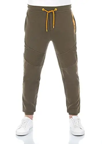Produktbild: riverso Herren Sweathose RIVTill Trainingshose Biker Jogger Jogginghose Sporthose Freizeithose Slim Fit Einfarbig Baumwolle Grün XXL, Größe:XXL, Farbe:Dark Green (12400)