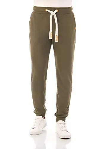 Produktbild: riverso Herren Sweathose RIVTim Trainingshose Jogger Jogginghose Sporthose Freizeithose Slim Einfarbig Baumwolle Grün XXL, Größe:XXL, Farbe:Ivy Green (12400)