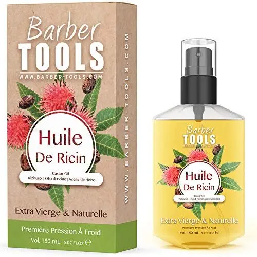 Produktbild: RIZINUSÖL | 100% rein, natürlich & kaltgepresst | Wimpern, Augenbrauen, Körper, Haare, Bart, Nägel | Rizinusöl, Hexanfrei, GMO-frei (150 ml)