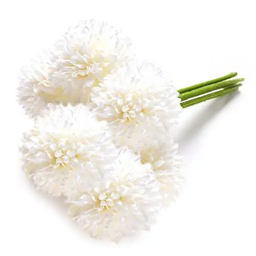 Produktbild: Rjayaa Kunstblumen Künstliche Blumen 6 STK Kunstblume Kunst Blumen Künstlich Fake Blume Artificial Flowers Pflanze Deko für Hochzeits Vase