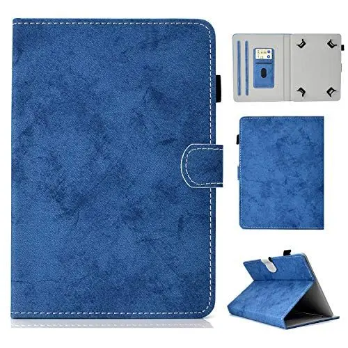 Produktbild: RLTech Universal Hülle für 8 Zoll Tablet, Flip Lightweight Etui Case Cover Tasche Schutzhülle für Vankyo MatrixPad S8, Lenovo M8 TB-8505F/TB-8505X, Blau