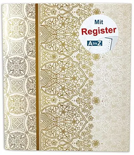 Produktbild: RNKVERLAG 46703 - Ringbuch, für DIN A5, mit Register A-Z, Alhambra