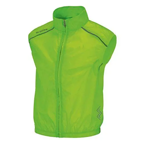 Produktbild: ROAD Laufweste · UNISEX Damen & Herren Laufjacke ohne Ärmel · UNIVERSAL Athletikjacke für Jugendliche & Erwachsene Größe S, Farbe neongrün