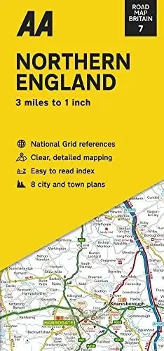 Produktbild: 07 Northern England: Streetmap (Road Map Britain, 7, Band 7)