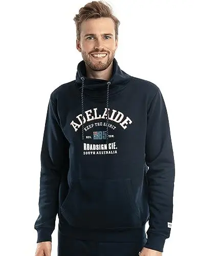Produktbild: ROADSIGN australia Herren Tube mit gemütlichem Schlauchkragen, Kordelzug und Logoprint Adelaide Navy | 2XL