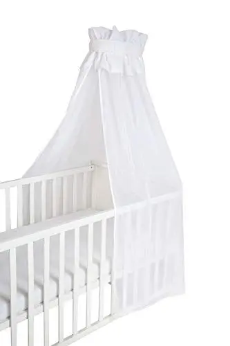 Produktbild: roba Babybett Himmel, weiß, aus 16% Baumwolle, 84% PES, (HxBxT) 160 x 250 x 0,5