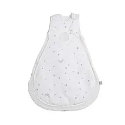 Produktbild: roba Babyschlafsack 74/80 cm - Easy Air Sternenzauber - Sommer Schlafsack für Neugeborene - aus Baumwolle mit Mesh Einsätzen - Stern Motiv in Weiß
