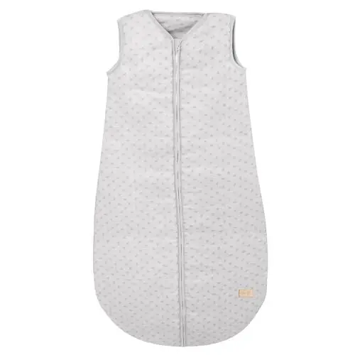 Produktbild: roba Babyschlafsack Lil Planet für Neugeborene - 110 cm - Ganzjahres Schlafsack aus Bio Baumwolle - Musselin GOTS - Grau