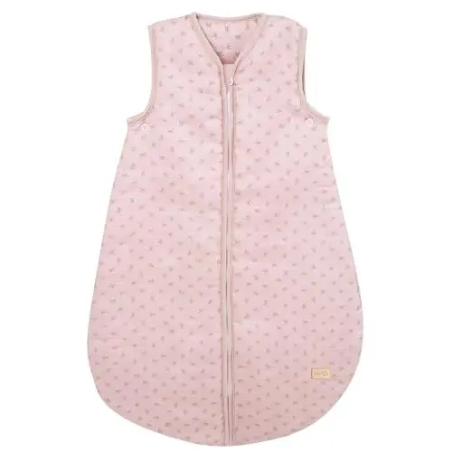Produktbild: roba Babyschlafsack Lil Planet für Neugeborene - 70 cm - Ganzjahres Schlafsack aus Bio Baumwolle - Musselin GOTS - Rosa / Mauve
