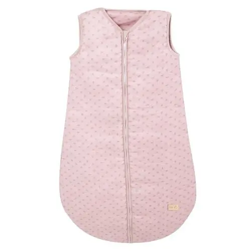 Produktbild: roba Babyschlafsack Lil Planet für Neugeborene - 90 cm - Ganzjahres Schlafsack aus Bio Baumwolle - Musselin GOTS - Rosa / Mauve