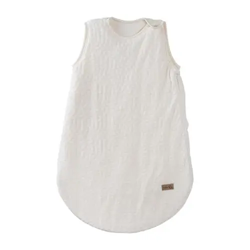 Produktbild: roba Babyschlafsack Seashells Oyster 70 cm für Neugeborene - Ganzjahres Schlafsack aus Bio Baumwolle - Musselin GOTS & OEKO-TEX Standard 100 zertifiziert - Weiß