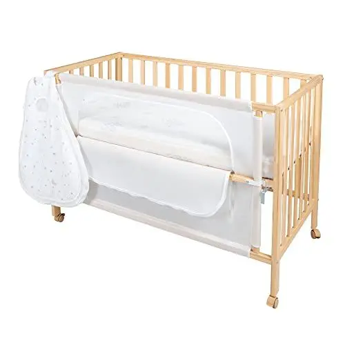 Produktbild: roba Beistellbett, safe asleep Room Bed, 60 x 120 cm 'Sternenzauber', Anstellbett, natur
