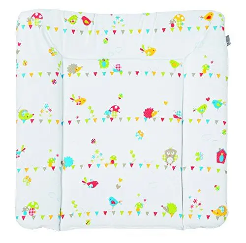Produktbild: roba Wickelauflage 'Waldhochzeit', 73x75cm, weiche Wickelunterlage, Wickeltischauflage Folie phthalatfrei