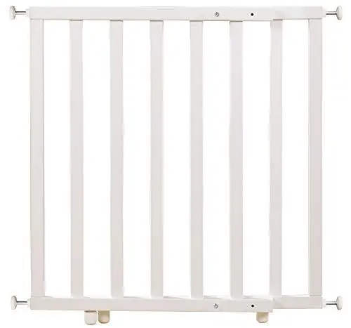 Produktbild: roba Türschutzgitter zum Klemmen, weiß, Breite 62-105cm, Treppengitter für Kinder und Haustiere