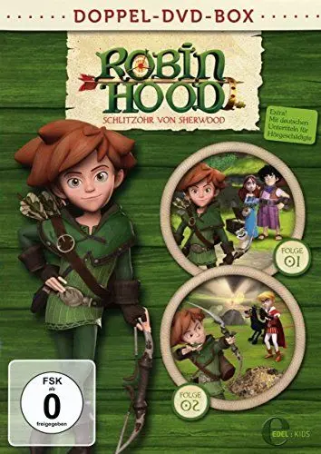 Produktbild: Robin Hood: Schlitzohr von Sherwood - Doppel-Box (2 DVDs)