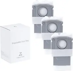 Produktbild: roborock Original zubehör, Staubbeutel für Saugroboter Staubsauger der Serien S8 +/S8 Pro Ultra/S7 MaxV Ultra/S7 Max Ultra/S7 Pro Ultra/Q7 MAX/Q7 MAX+, 3 Stück