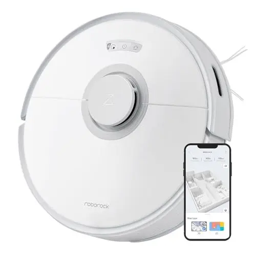 Produktbild: roborock Q7 Max Saugroboter mit Vollgummibürste, 4200Pa Saugkraft, Staubsauger Wischroboter PreciSense-LiDAR-Navigation & 3D Mapping, Teppiche, Tierhaare, App/Alexa (Weiß)