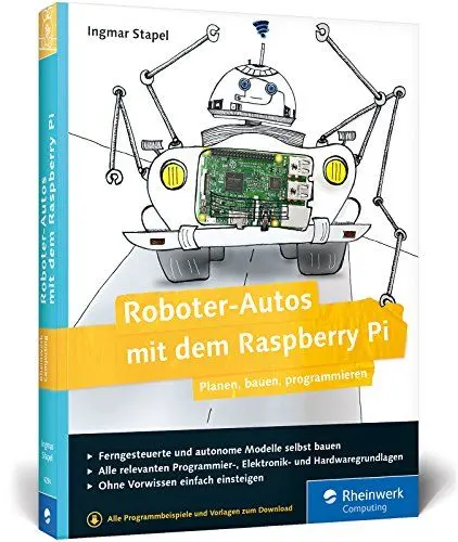 Produktbild: Roboter-Autos mit dem Raspberry Pi: Planen, bauen, programmieren. Programmierung und Elektronik spielerisch entdecken. Geeignet für Maker jeden Alters!