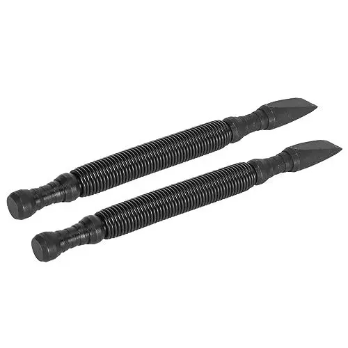 Produktbild: Präzisions-Nagelsetzer-Set, 2-teilig, Kohlenstoffstahl, Federbelastet, Rutschfester Griff, Nagelkörner, Ideal Zum Markieren von Holz, Metall, Glas, Ein Muss für DIY-Projekte