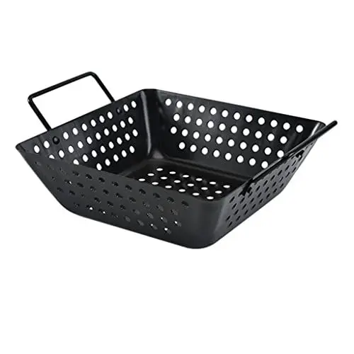 Produktbild: Robuster Gemüse-Grillkorb, Grillzubehör, einfach zu bedienen, Geschenk, umweltfreundliche Grillschale mit Griffen