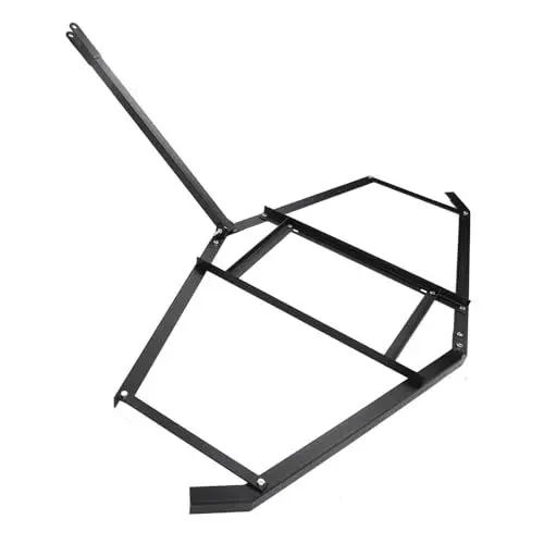Produktbild: Robuster Rasen-Nivellierrechen aus Stahl, Geeignet für UTV, ATV, Garten-Rasentraktor, für Auffahrt, Feld, Hof