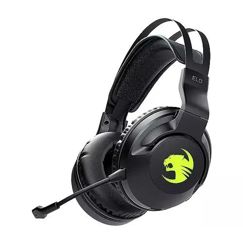 Produktbild: Roccat Elo 7.1 Air - Kabelloses Surround-Sound RGB PC Gaming Headset, Schwarz