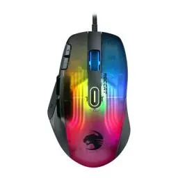 Produktbild: Roccat Kone XP - Gaming-Maus mit 3D-Beleuchtung und optischem Sensor mit 19.000DPI, Krystal 4D-Mausrad, Multi-Button-Funktionalität und AIMO RGB-Beleuchtung, schwarz