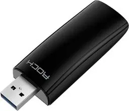 Produktbild: ROCK AX1800 WLAN Stick, USB WiFi 6 Stick, 1201 Mbit/s 5GHz, 574 Mbit/s 2,4GHz, Hochentwickelte Sicherheit durch WPA3-Verschlüsselung, EIN verzögerungsfreies Netzwerk-Erlebnis