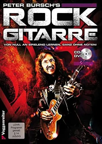 Produktbild: Rock Gitarre. Inkl. CD und QR Code. Von Null an spielend lernen, ganz ohne Noten