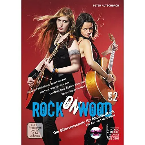 Produktbild: Rock on Wood. Band 2: Die Gitarrenschule für Akustik-Rock. Für Ein- und Umsteiger. Mit DVD-ROM