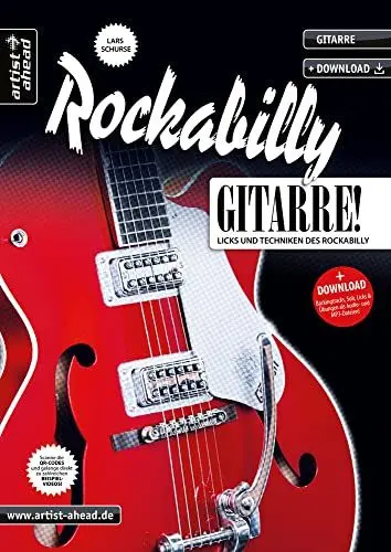 Produktbild: Rockabilly-Gitarre: Licks und Techniken des Rockabilly (inkl. Download). Lehrbuch für E-Gitarre. Gitarrenschule. Playalongs. Musiknoten: Licks und ... Gitarrenschule. Playalongs. Musiknoten