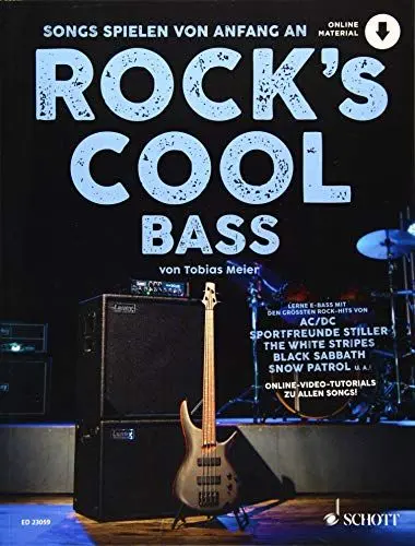 Produktbild: Rock's Cool BASS: Songs spielen von Anfang an. E-Bass.