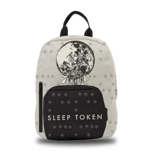 Produktbild: Rocksax Unisex Sleep Token Backpack-The Summoning White Mini-Rucksack, Schwarz