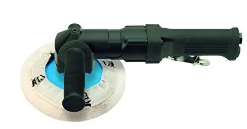 Produktbild: Rodcraft RC7130 Druckluft Winkelpolierer, Ø 180 mm, Drehzahl 2500 U/min, 500 Watt, Einsatzbereit inklusive Teller und Lammwoll-Polierhaube