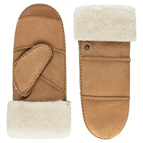 Produktbild: Roeckl Damen Igloo Faeustling Lederhandschuhe, Hazelnut, 6.5
