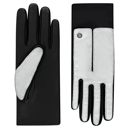 Produktbild: Roeckl Damen Stockholm Touch Lederhandschuhe, Silver Virtual, 7.5