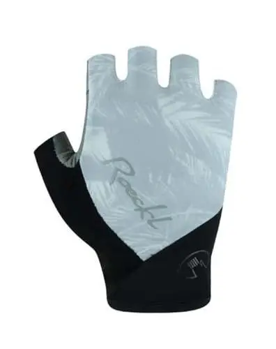 Produktbild: Roeckl Danis Damen Fahrrad Handschuhe kurz grau/schwarz 2023: Größe: 6