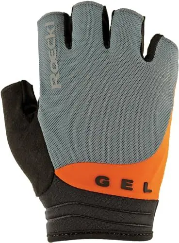 Produktbild: Roeckl Itamos 2 Fahrradhandschuhe Hurricane Grey/Orange 8.5