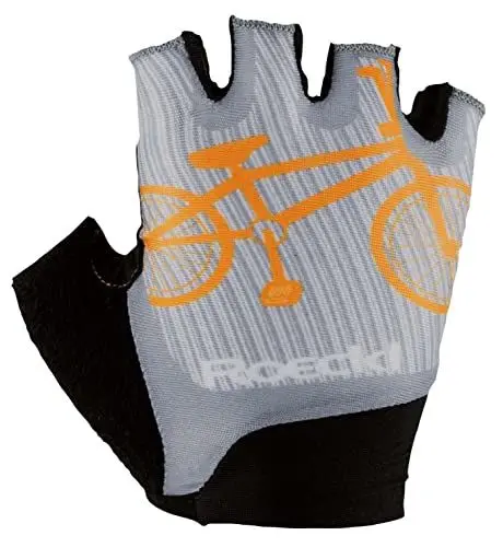 Produktbild: Roeckl Trapani Kinder Fahrrad Handschuhe kurz grau 2023: Größe: 6