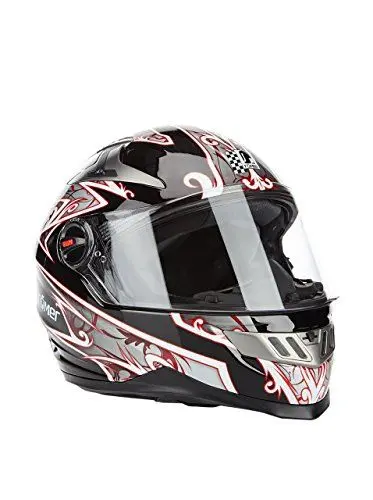 Produktbild: Römer Motorradhelm Ulm RR 200i Integral, schwarz/rot, XL, 200235