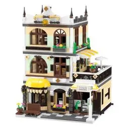Produktbild: Römisches Restaurant Baukasten Spielzeug - 3-stöckiges Architektur Set, Mini Block Geschenk Junge Mädchen 14 Jahre alt