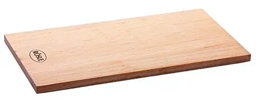 Produktbild: RÖSLE Aromaplanke Erle 2-tlg., Hochwertige Erlenholzplanken für Holzaroma im Grillgut, mehrfach verwendbar, Naturprodukt, 40 x 19,5 cm