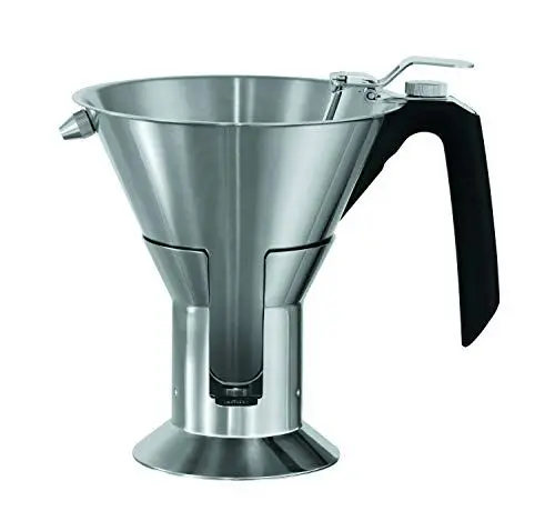 Produktbild: RÖSLE Fondanttrichter, Hochwertiger Saucentrichter zum Dosieren von Flüssigkeiten, mit Innenskalierung und auswechselbaren Düsen, Edelstahl 18/10