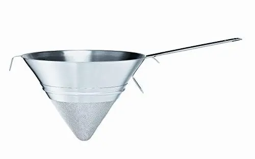 Produktbild: RÖSLE Gaze Sieb, Hochwertiges Sieb zum Passieren von Saucen und Suppen, Edelstahl 18/10, Spülmaschinengeeignet, 25 cm, Silberfarben