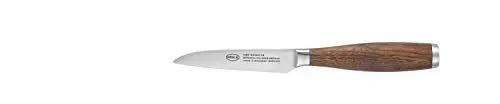 Produktbild: RÖSLE Gemüsemesser Masterclass 9 cm - Hochwertiges und scharfes Küchenmesser mit gerader Stahlklinge, ideal als Obstmesser und Gemüsemesser, Schneidemesser mit ergonomischem Griff aus Walnussholz
