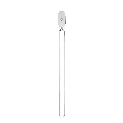 Produktbild: RÖSLE Grillspieße, Doppelspieße zur Zubereitung von Schaschlik und Gemüse, 4 Stück, 33 cm, Edelstahl 18/10, spülmaschinengeeignet, Silber